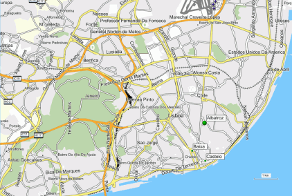 Mapa Lisboa